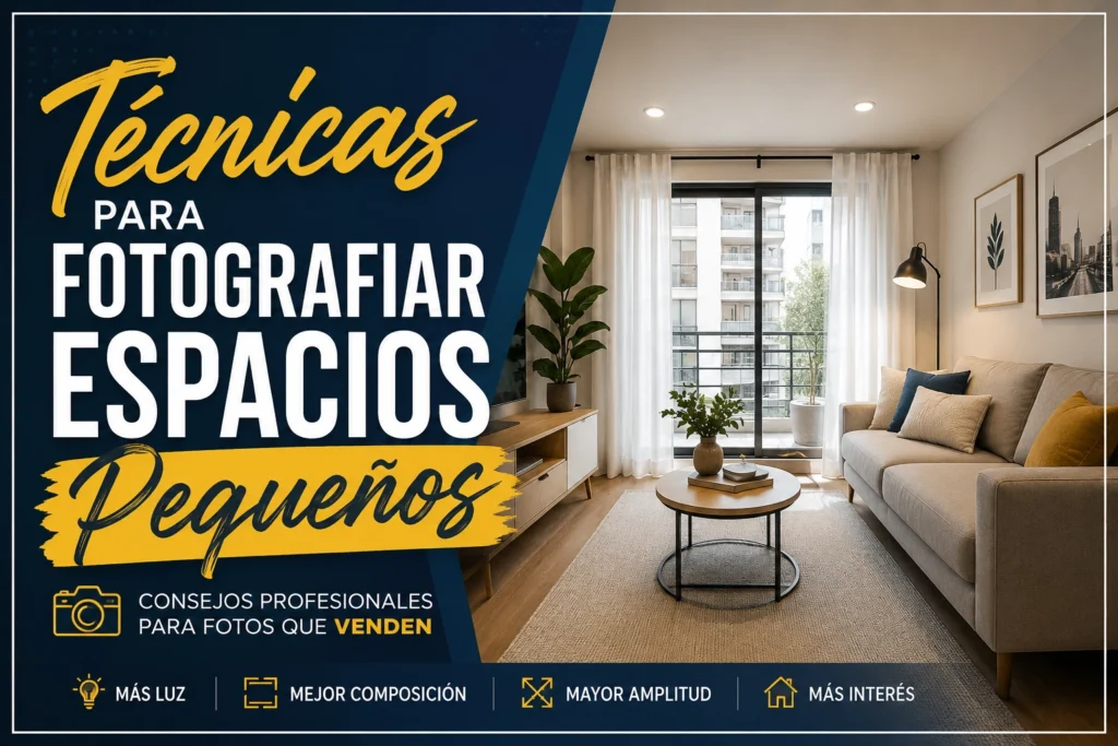 Técnicas fotografía espacios pequeños